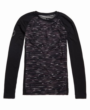 Superdry Carbon Baselayer Crew Férfi Baselayers Camo | YODNJ1874